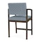 Lesro Lenox Steel Hip Chair Metal Frame, Bronze, RS Rain Song Upholstery LS1161 - alternate 3